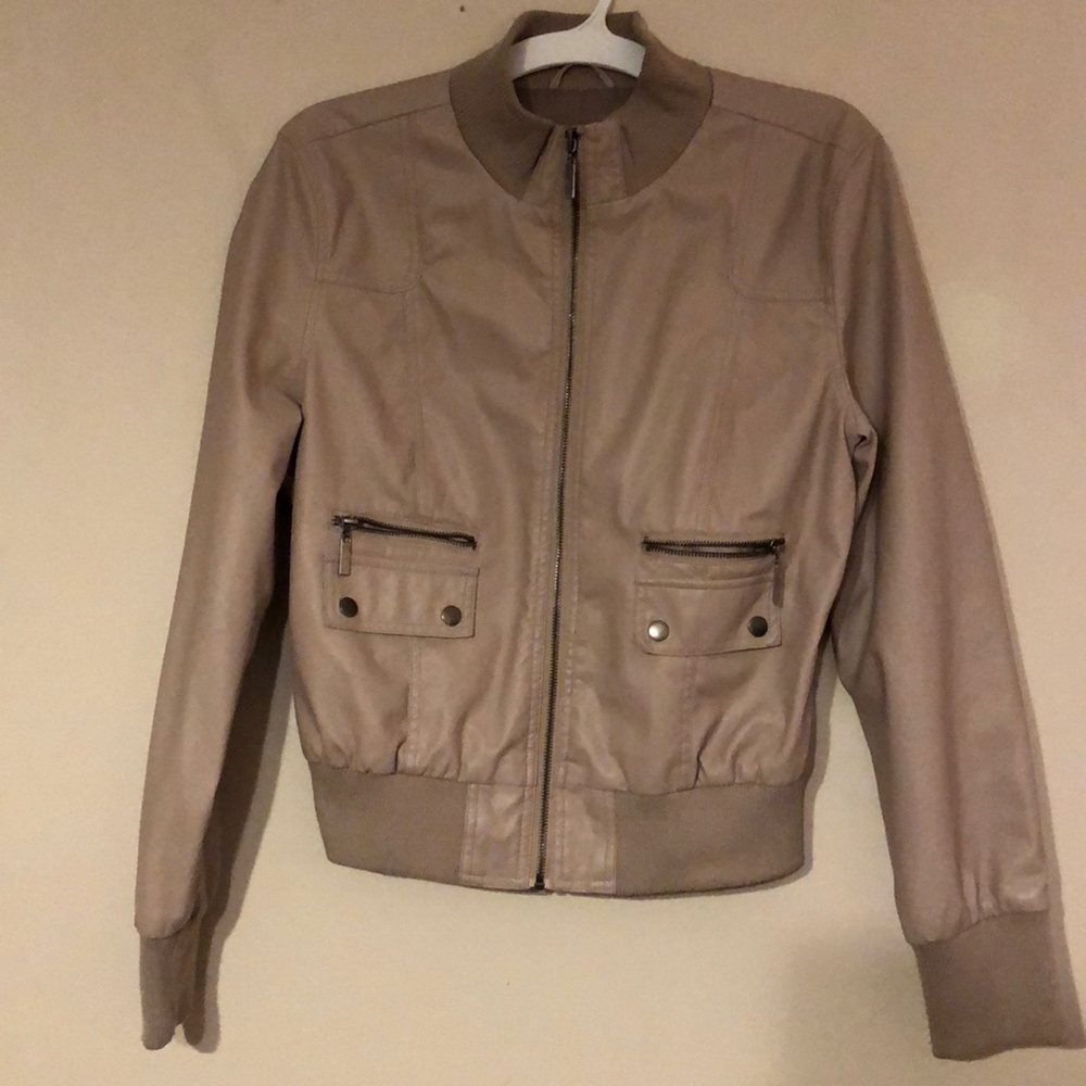 Faux leather Moto jacket